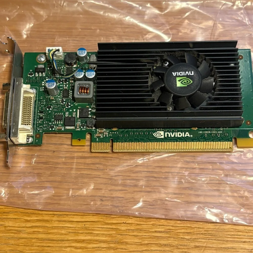 NVIDIA NVS 315 GPU & Adapters for Dual-Display Support